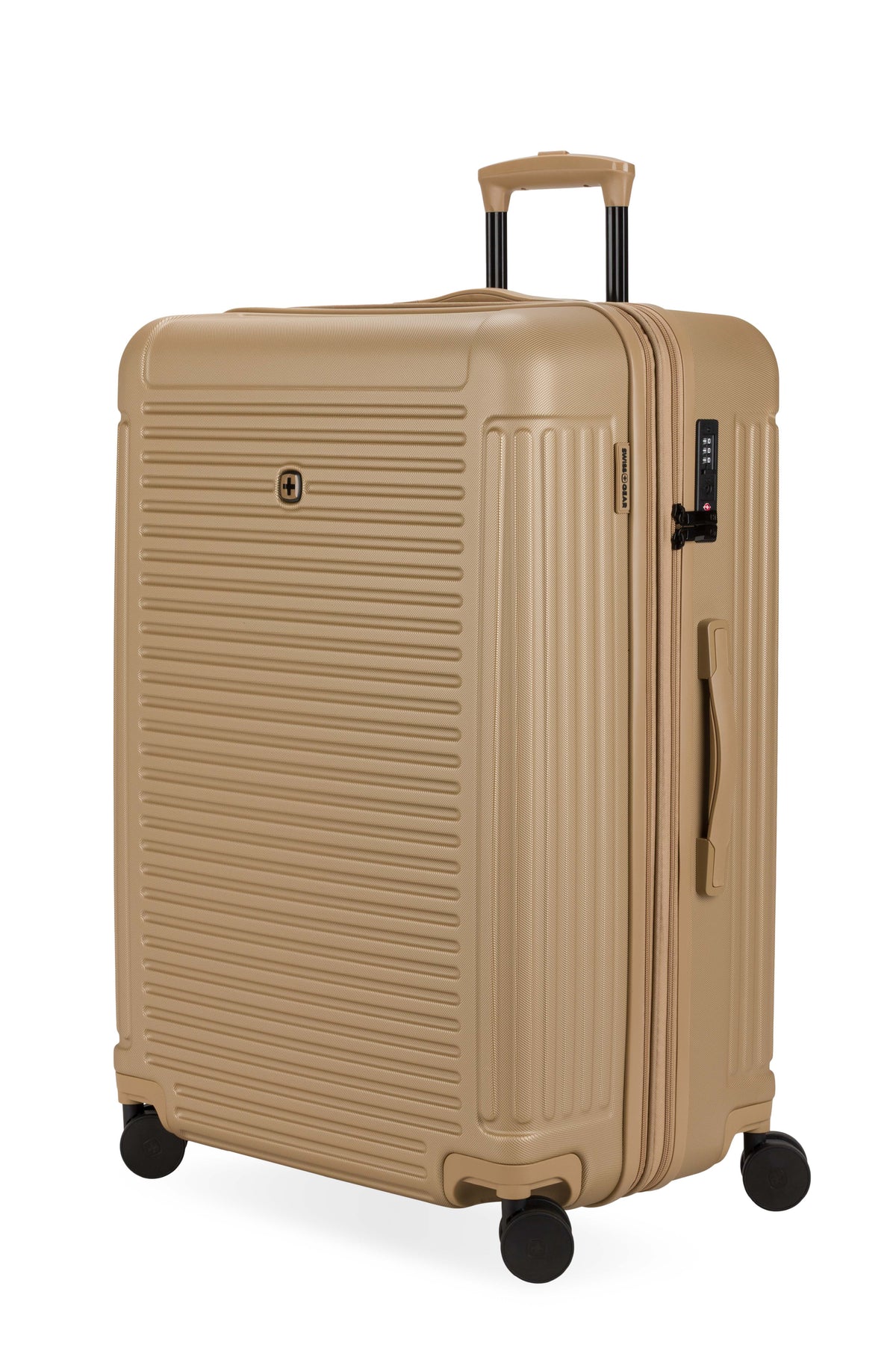 SWISSGEAR - Summit Reserve Large Checked Spinner - Caramel - 01