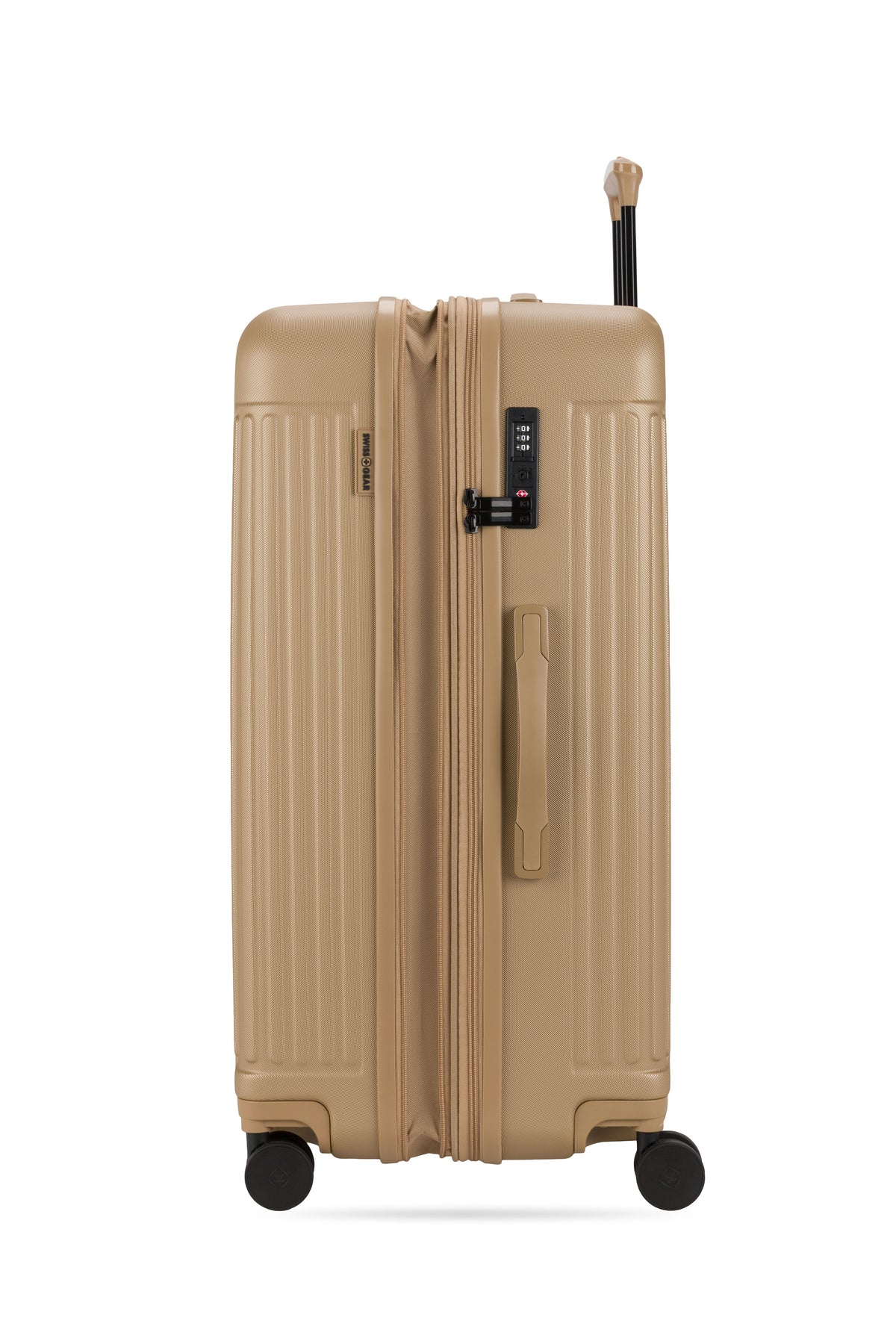 SWISSGEAR - Summit Reserve Large Checked Spinner - Caramel - 07