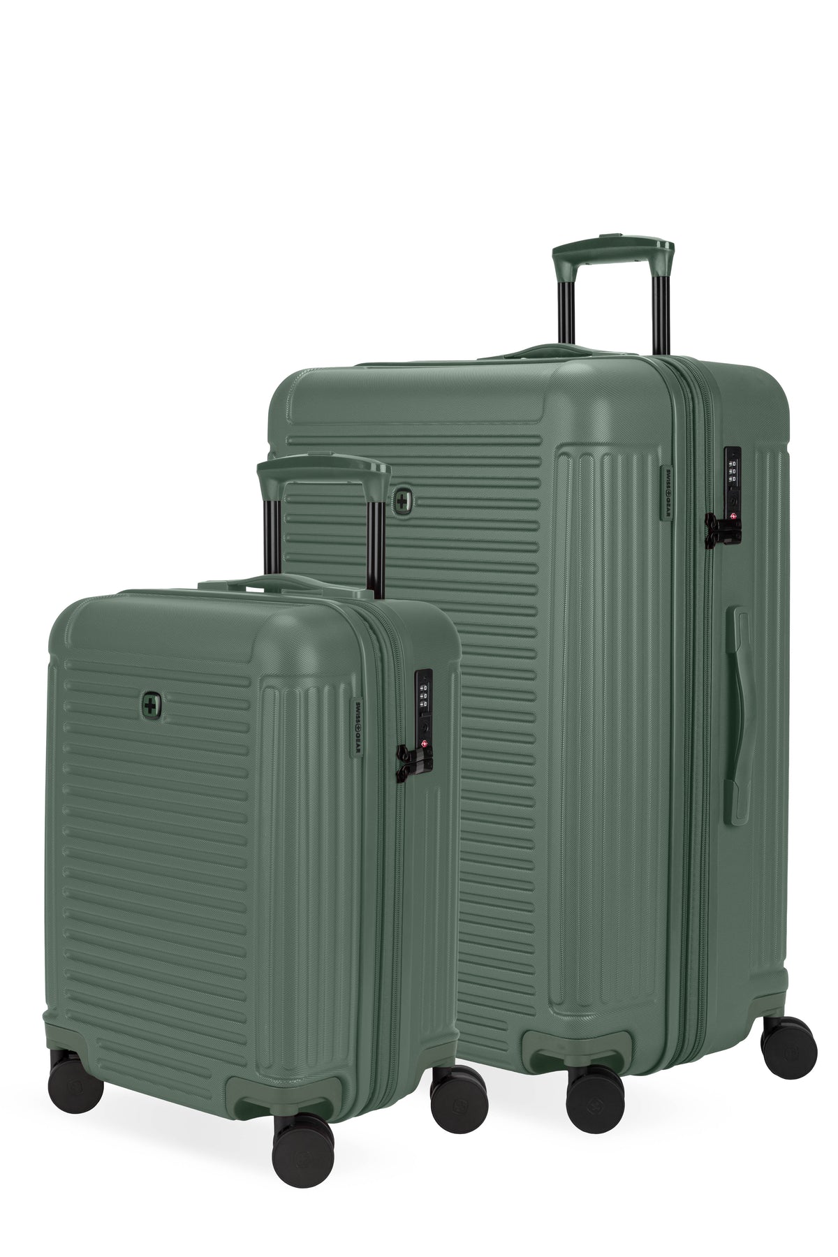 SWISSGEAR - Summit Reserve 2-Piece Spinner Set - Evergreen - 01