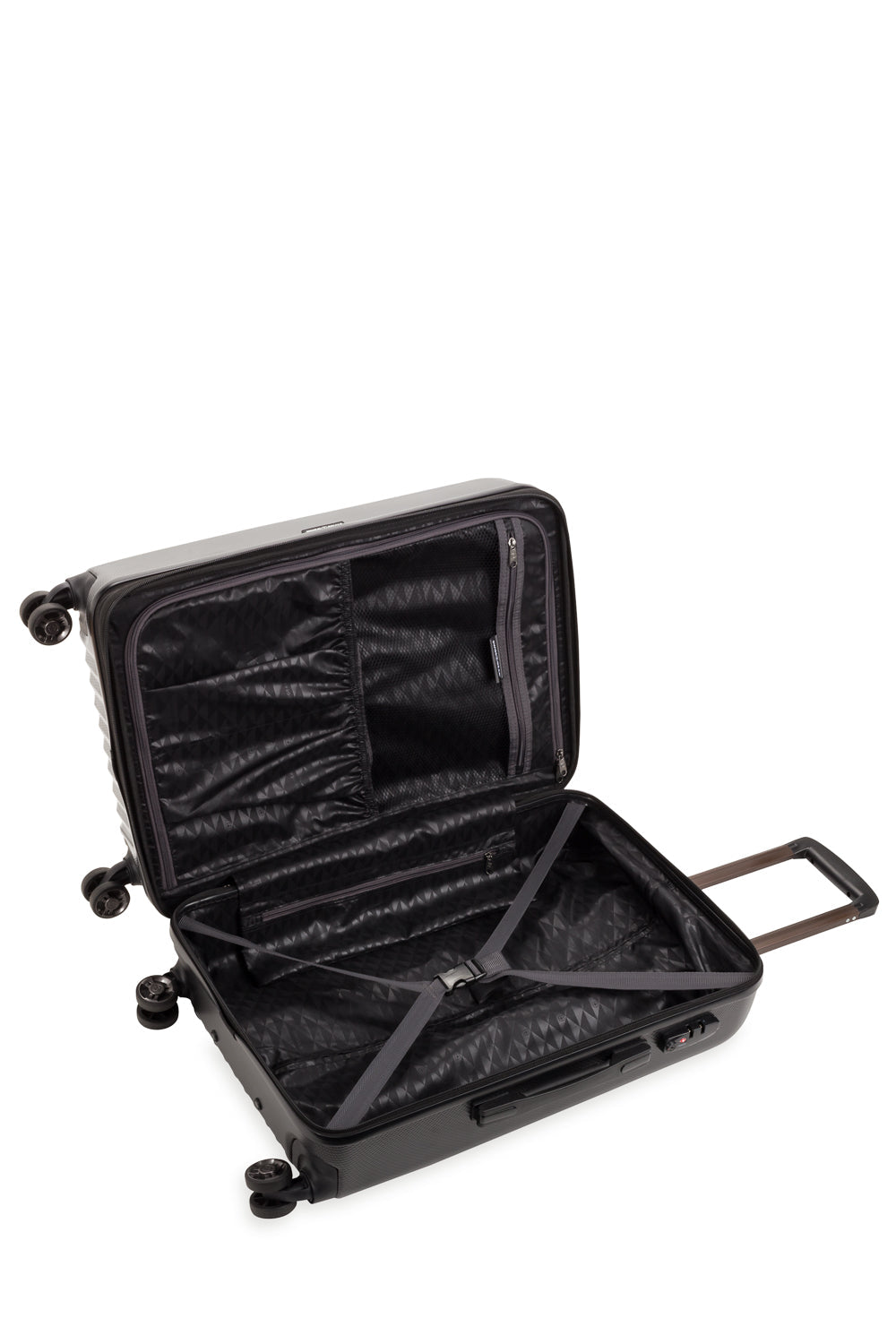 SWISSGEAR - Energie Medium Checked Spinner - Black - 06