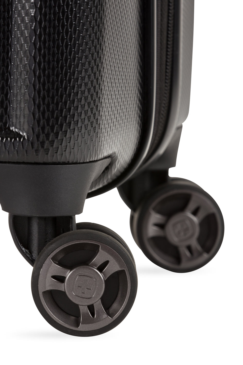 SWISSGEAR - Energie Medium Checked Spinner - Black - 10