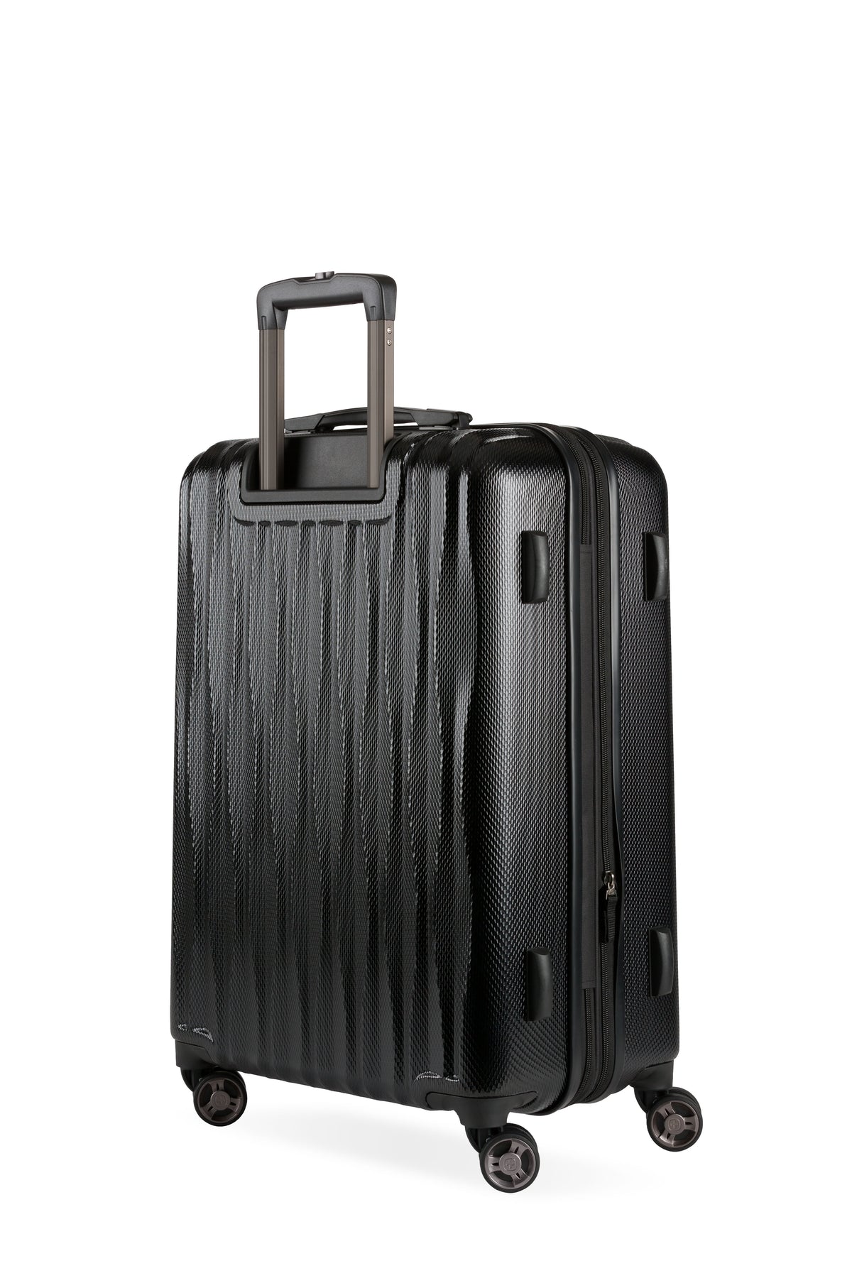 SWISSGEAR - Energie Medium Checked Spinner - Black - LE - 02