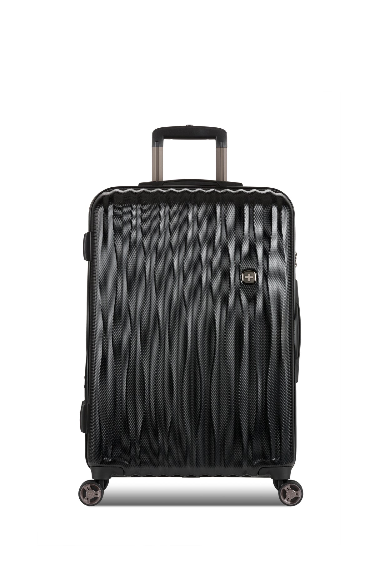 SWISSGEAR - Energie Medium Checked Spinner - Black - LE - 03