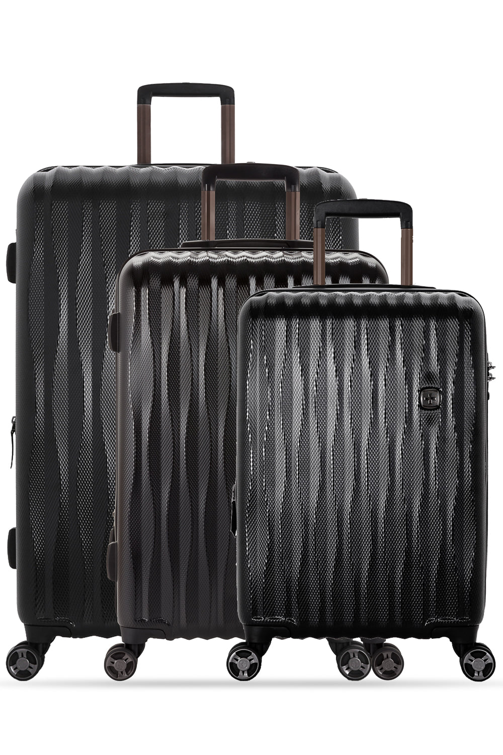 SWISSGEAR - Energie 3-Piece Spinner Set - Black - 03