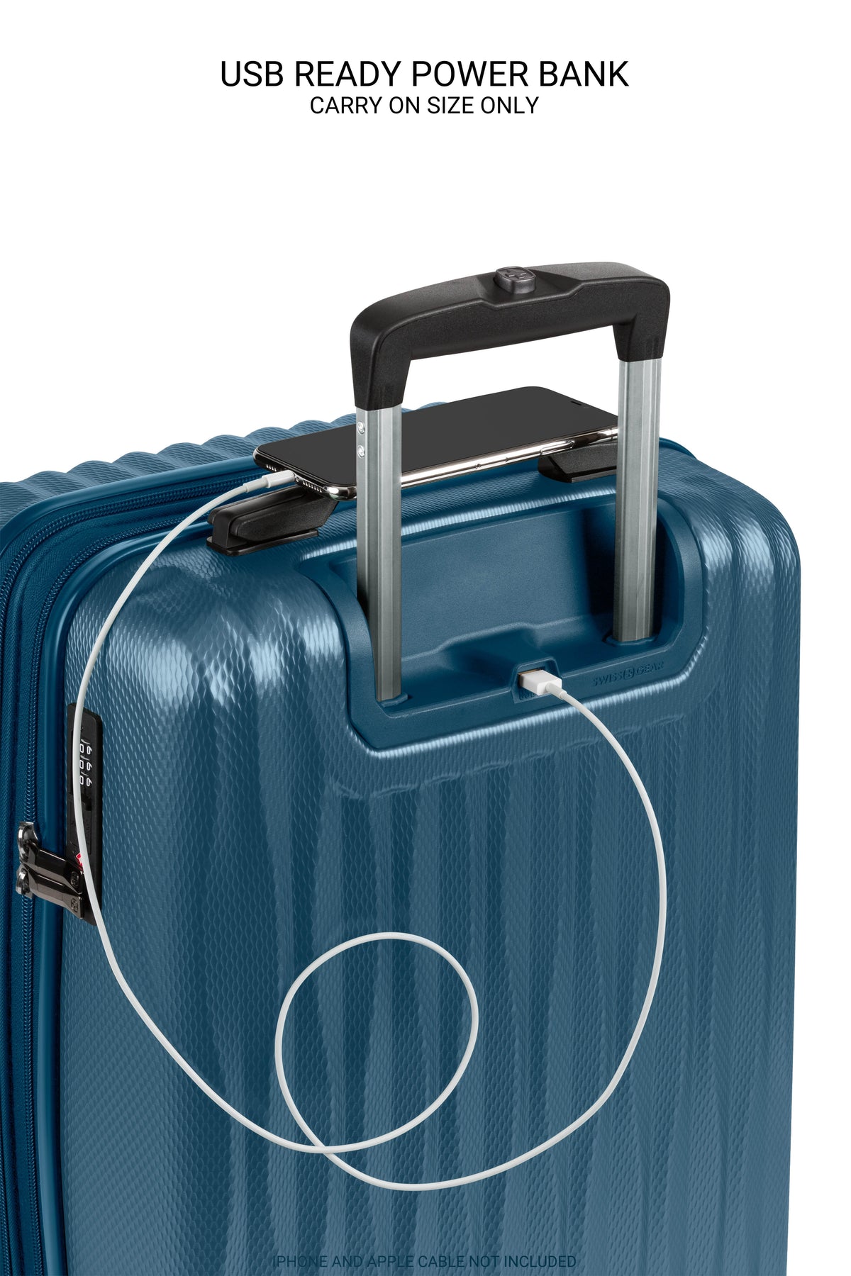SWISSGEAR - Energie Carry-On Spinner - Atlas Blue - 06
