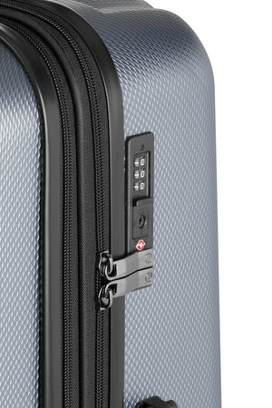 Coffret de 2 valises Spinner SWISSGEAR Energie, couleur gris fer.