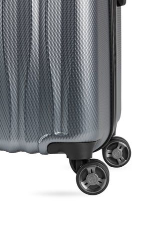 Coffret de 2 valises Spinner SWISSGEAR Energie, couleur gris fer.