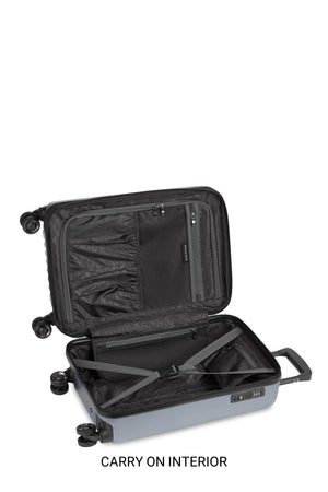 Coffret de 2 valises Spinner SWISSGEAR Energie, couleur gris fer.