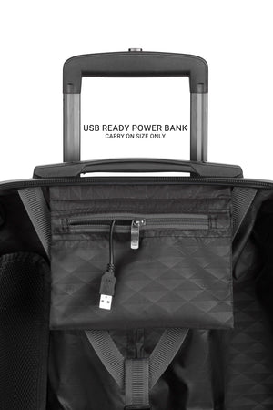 Coffret de 2 valises Spinner SWISSGEAR Energie, couleur gris fer.