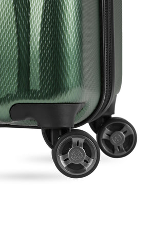 Coffret de 3 valises Spinner SWISSGEAR Energie, couleur vert Verdun