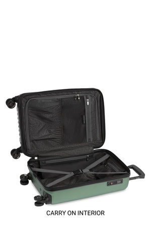 Coffret de 3 valises Spinner SWISSGEAR Energie, couleur vert Verdun