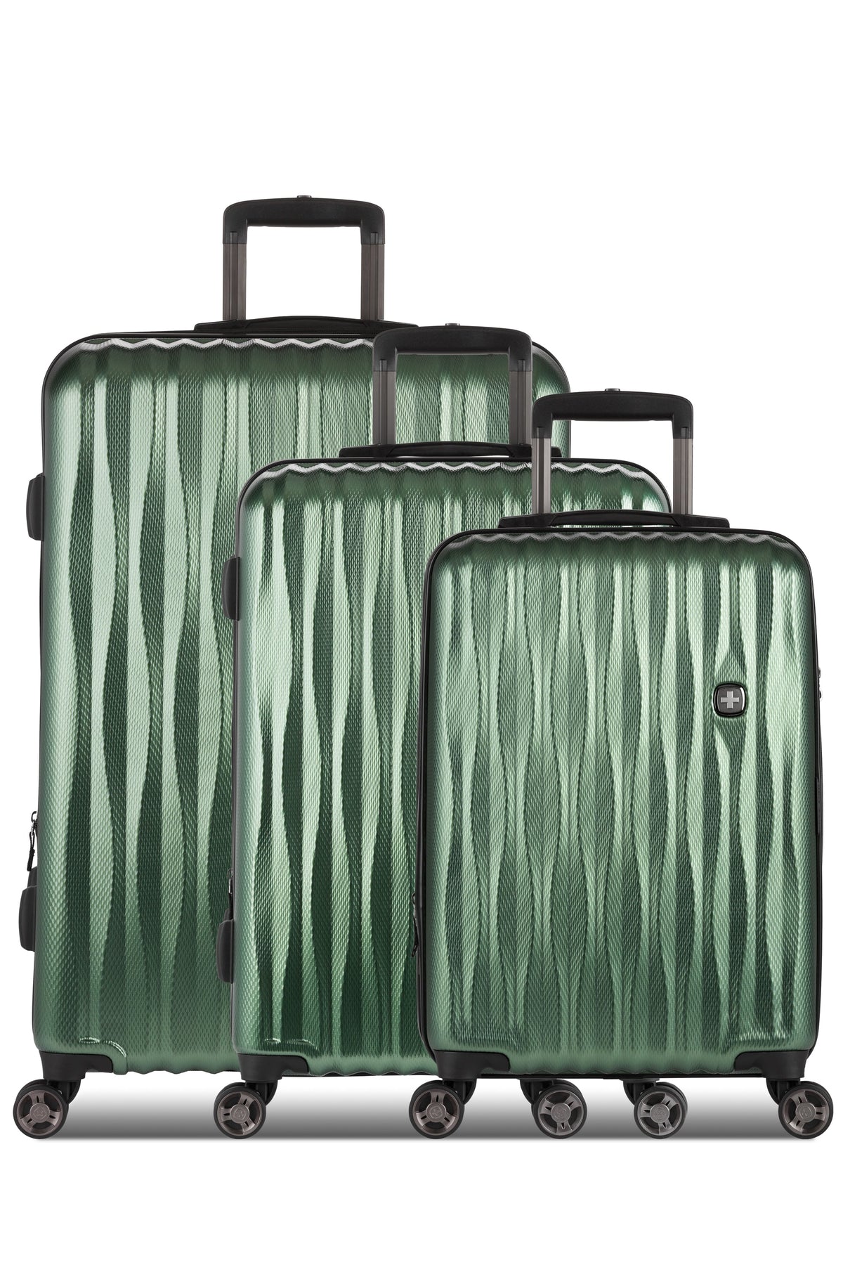 SWISSGEAR - Energie 3-Piece Spinner Set - Verdun Green - 13