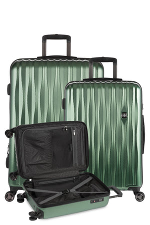 Coffret de 3 valises Spinner SWISSGEAR Energie, couleur vert Verdun