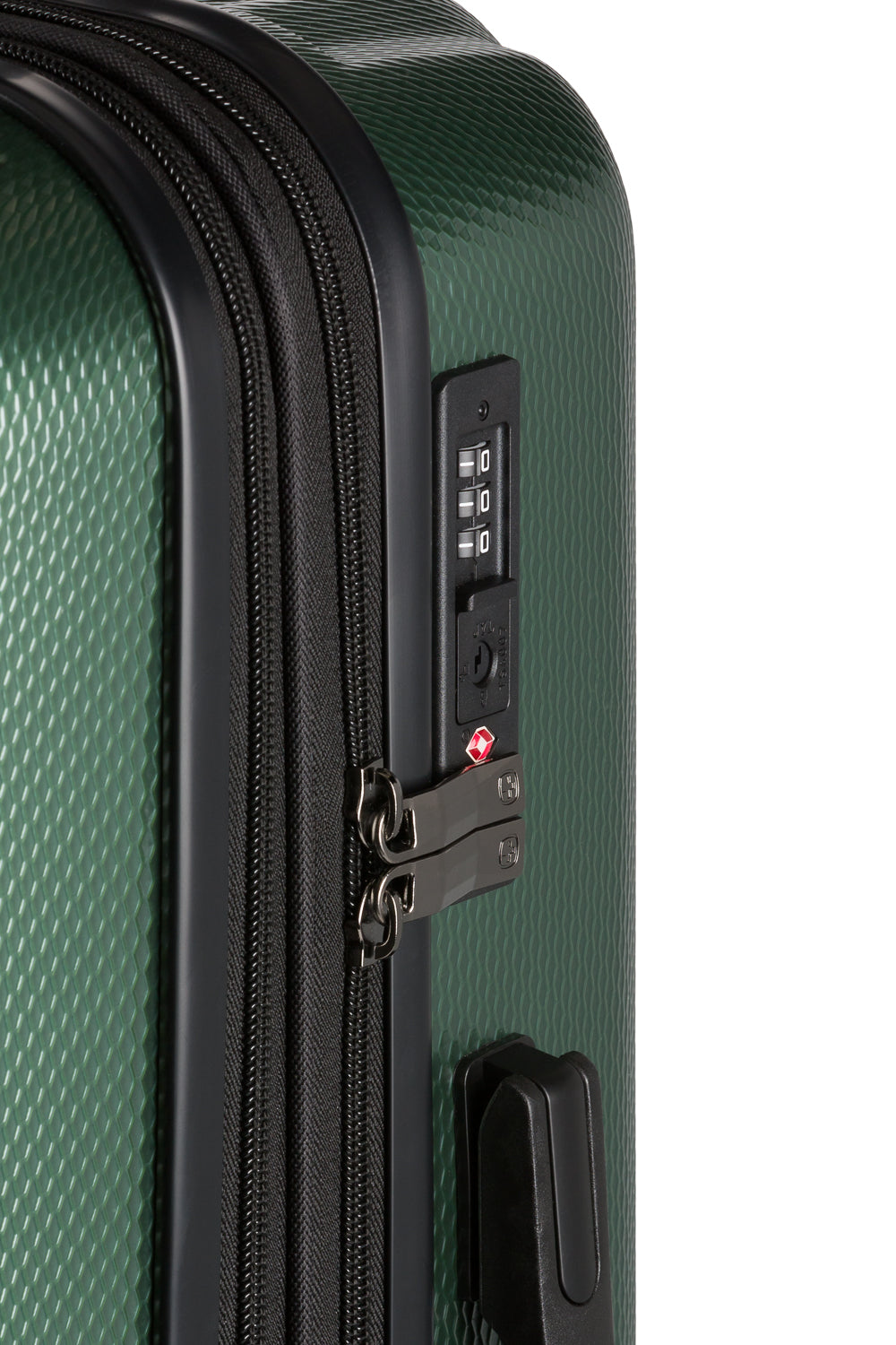 SWISSGEAR - Energie Medium Checked Spinner - Verdun Green - 08