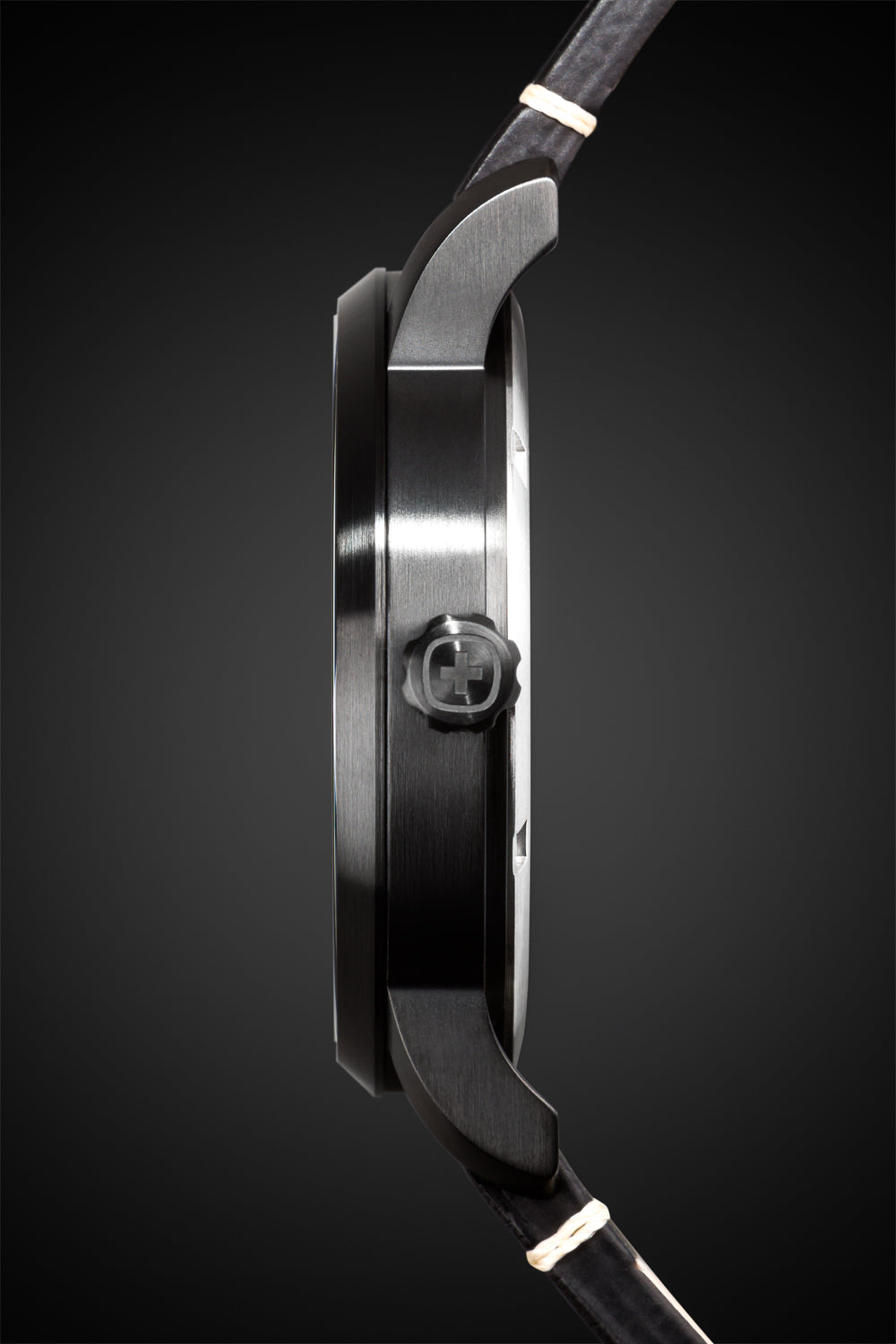 SWISSGEAR - Legacy Swiss Watch - Black with Black Dial and Black Strap - 05