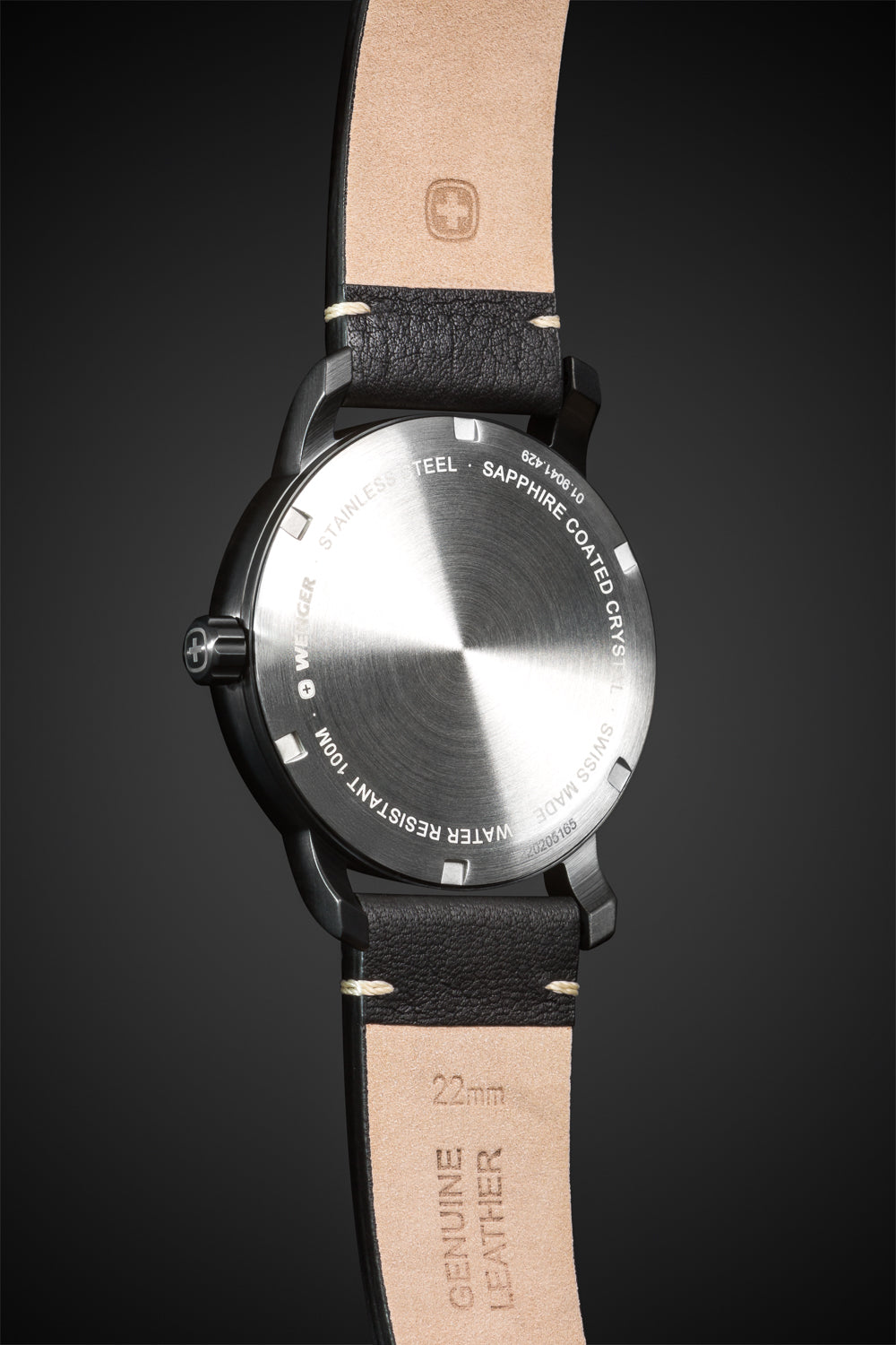 SWISSGEAR - Legacy Swiss Watch - Black with Black Dial and Black Strap - 06