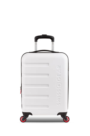 SWISSGEAR Signature 18 inch Expandable Carry On Hardside Spinner Luggage - White