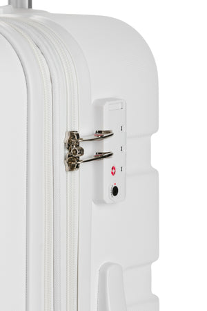 SWISSGEAR Signature Medium Checked Spinner in White