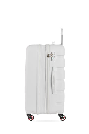 SWISSGEAR Signature Medium Checked Spinner in White