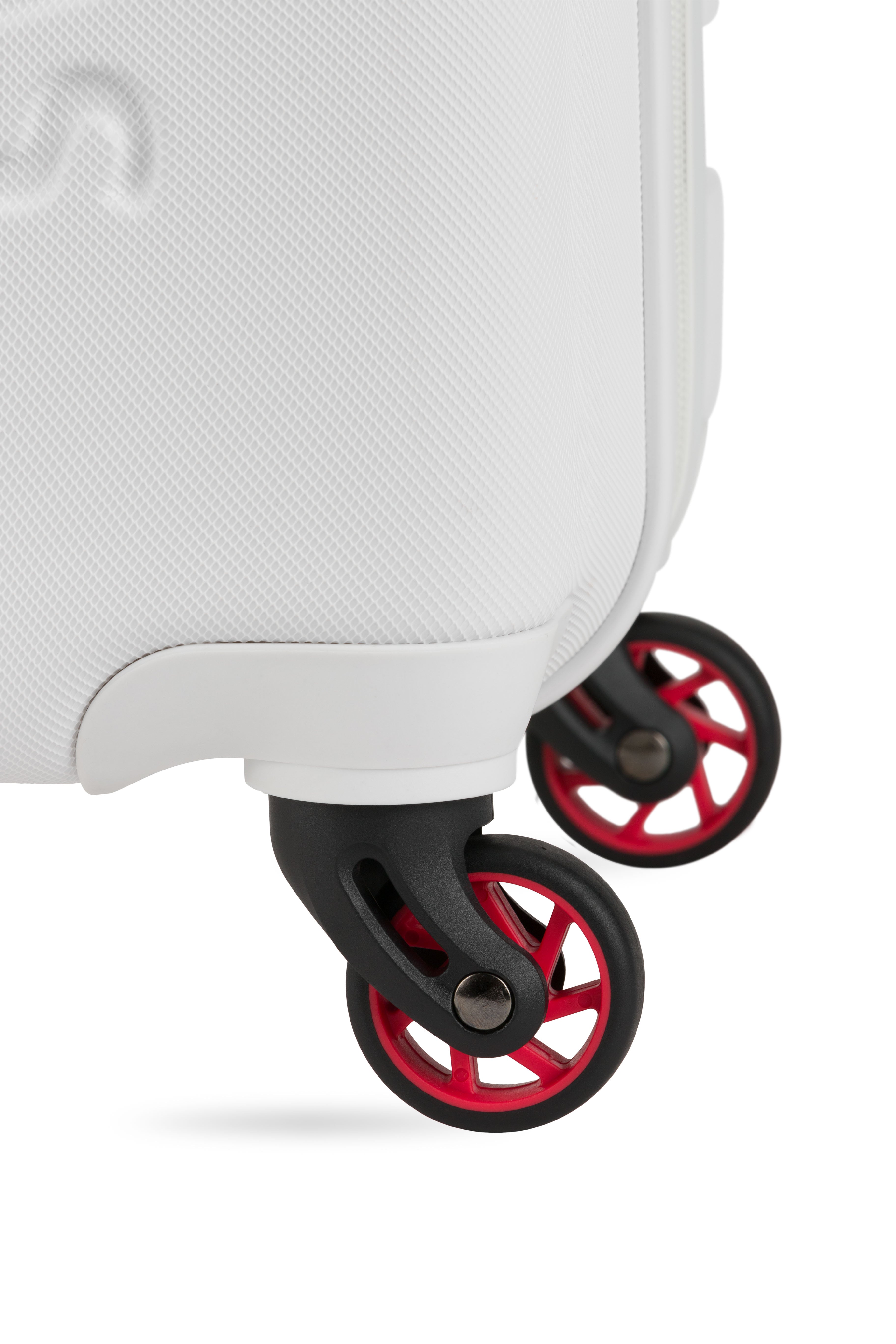 SWISSGEAR - Signature Medium Checked Spinner - White - 09