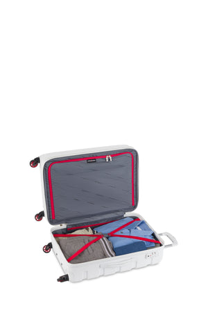 SWISSGEAR Signature Medium Checked Spinner in White