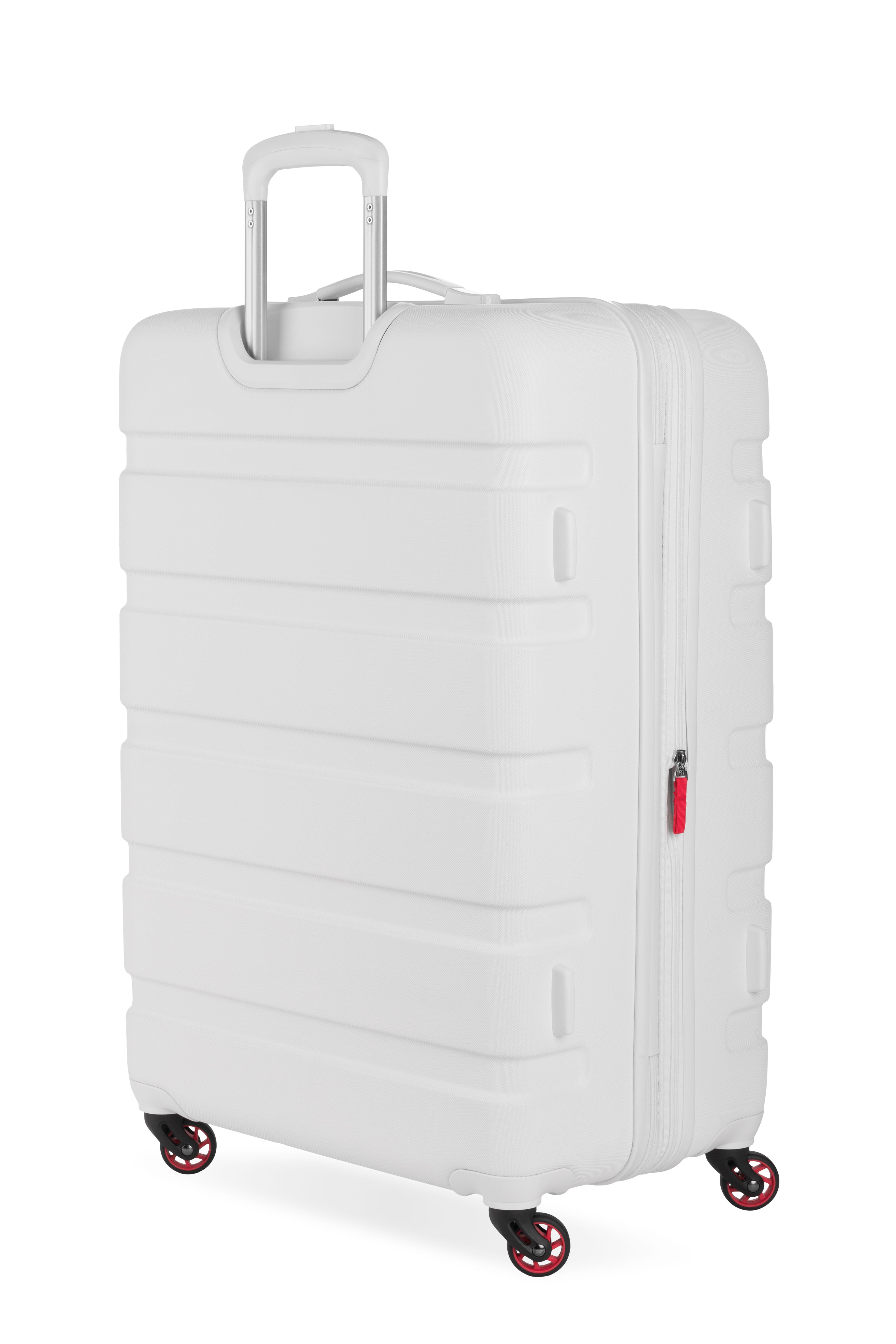 SWISSGEAR - Signature Large Checked Spinner - White - 02