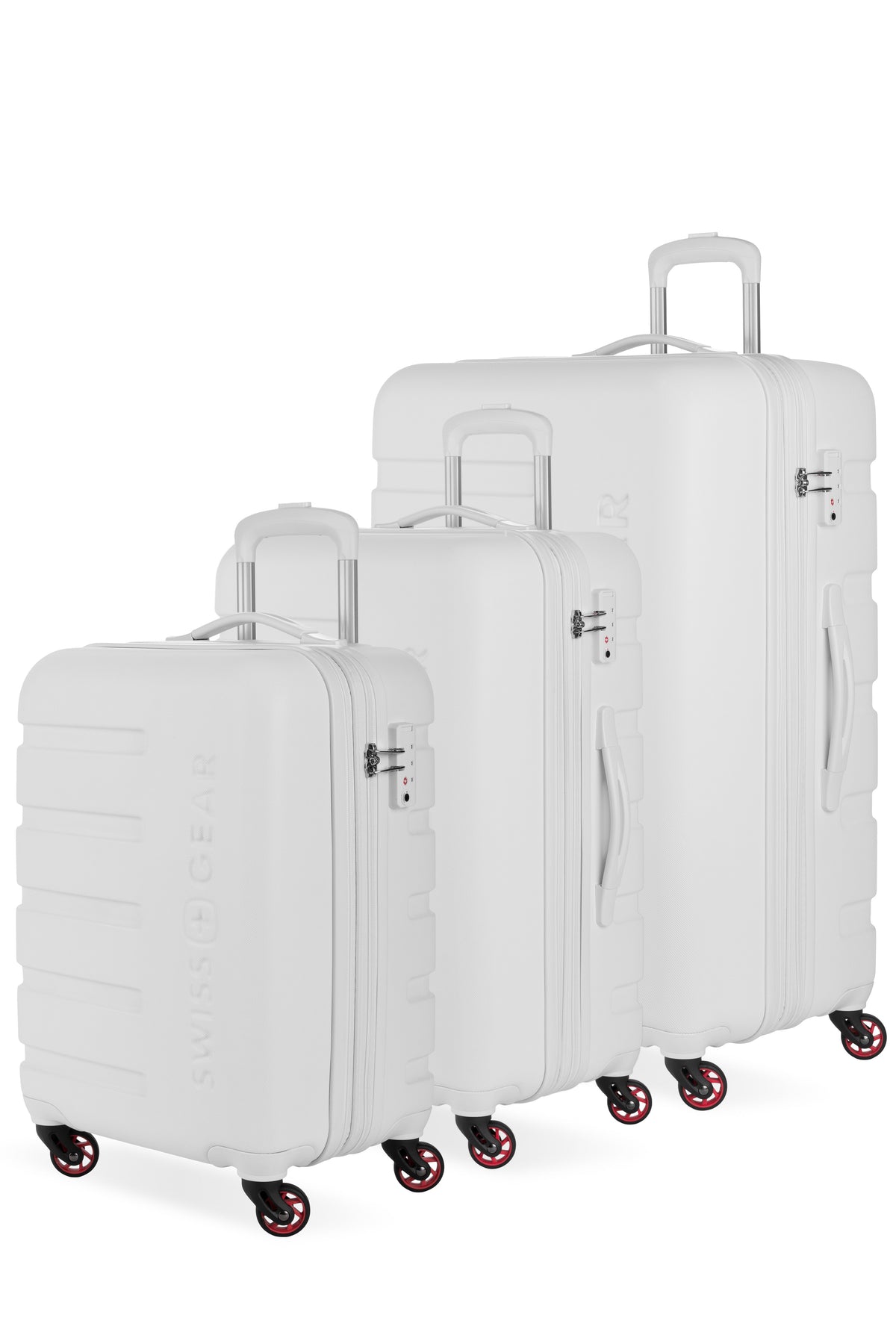 SWISSGEAR - Signature 3-Piece Spinner Set - White - 01