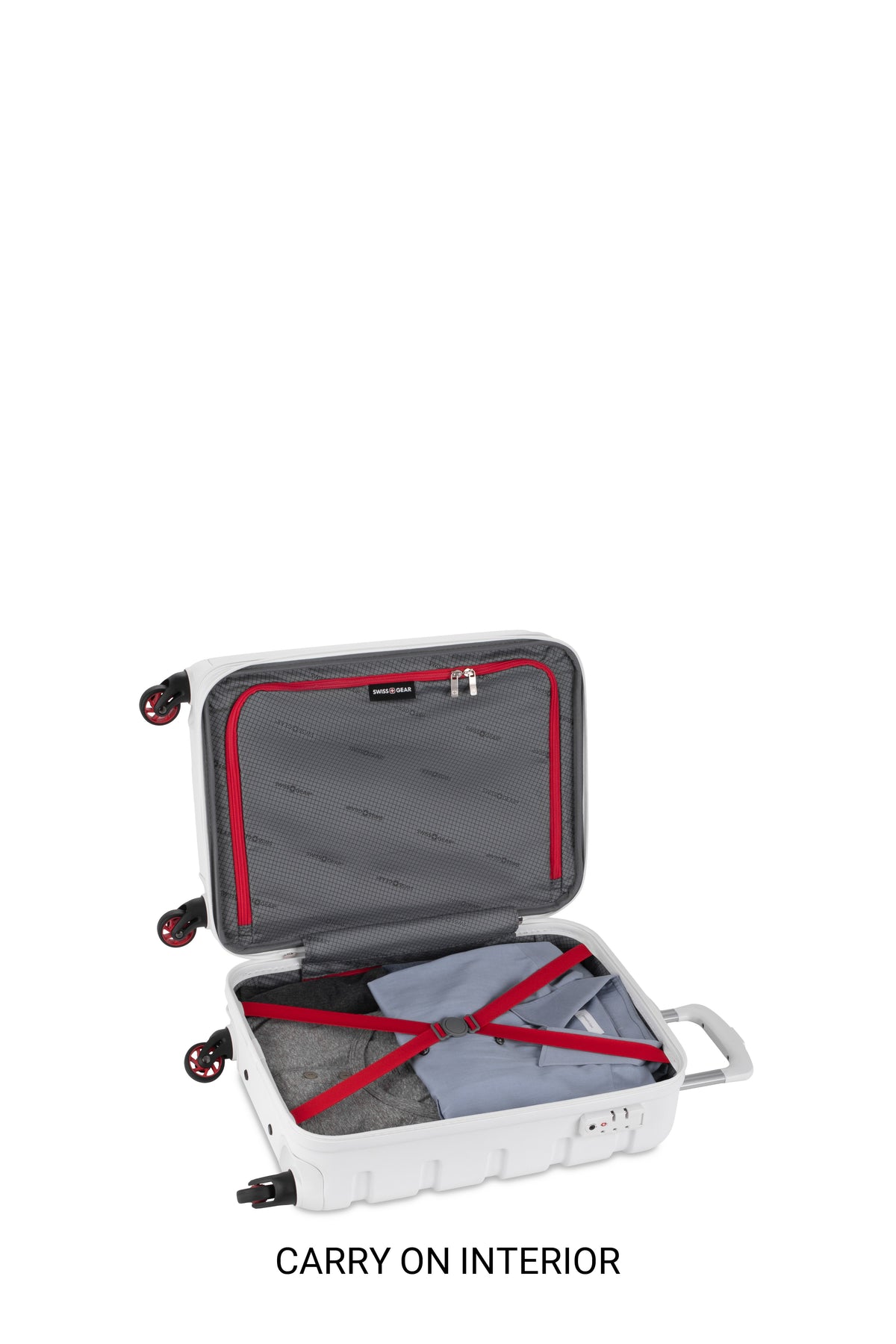 SWISSGEAR - Signature 3-Piece Spinner Set - White - 09