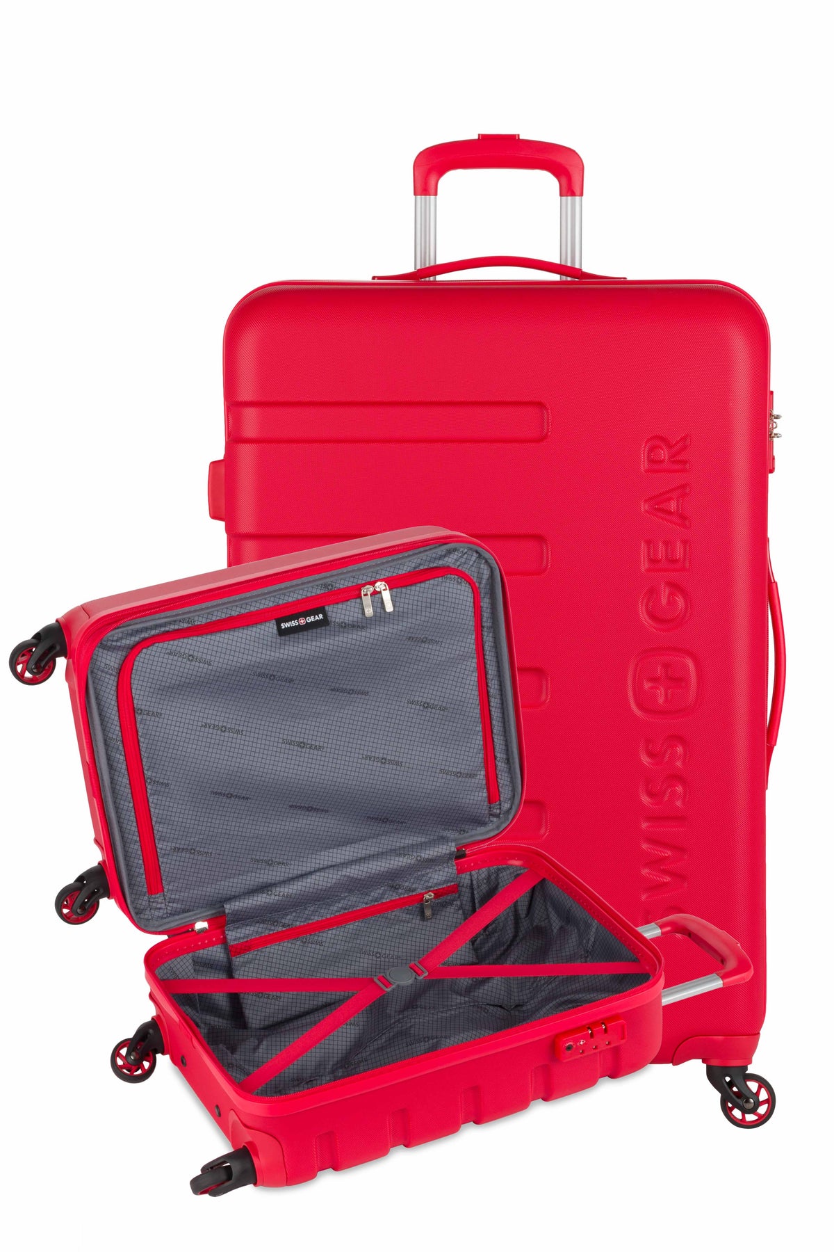SWISSGEAR - Signature 2-Piece Spinner Set - Red - 15