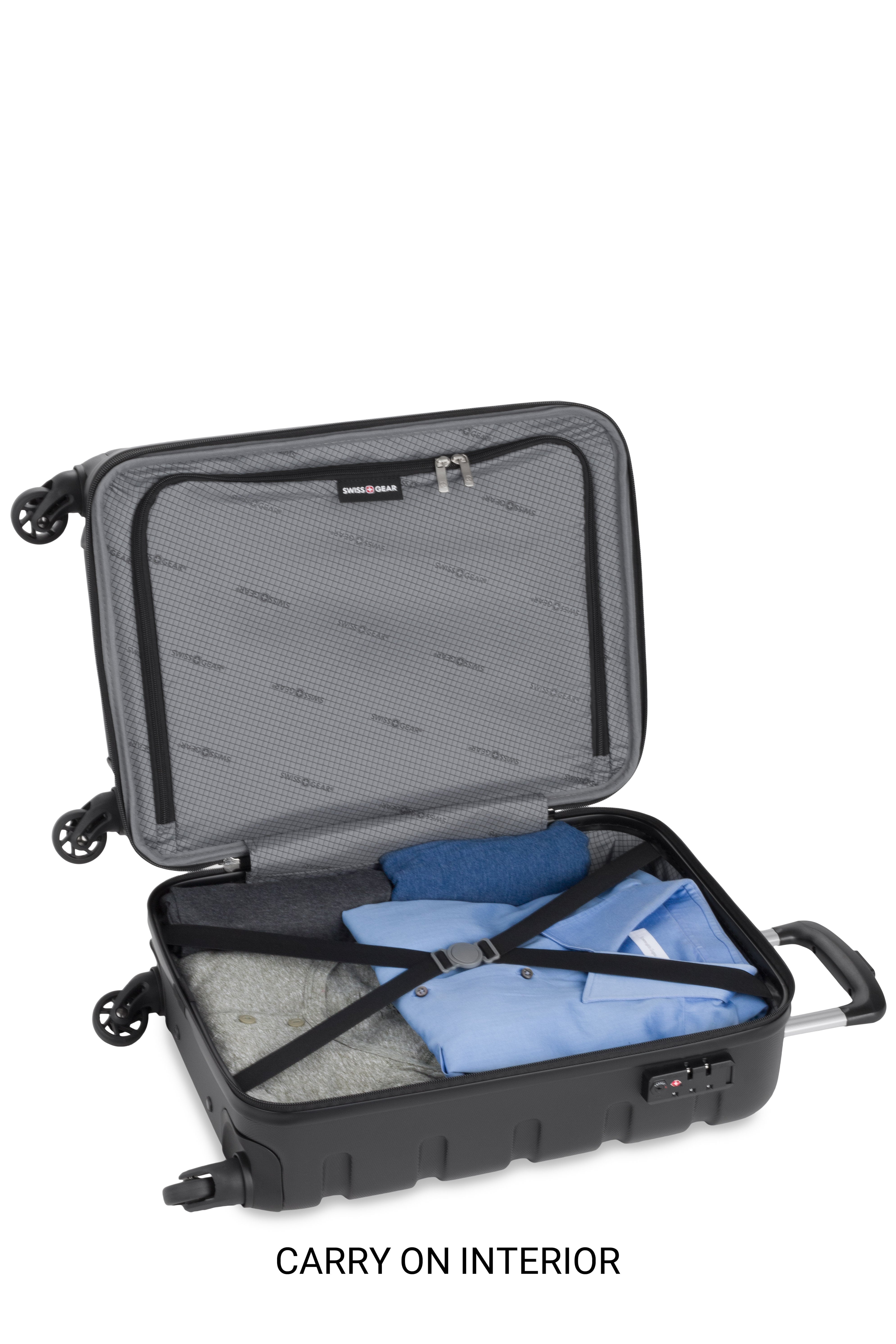 SWISSGEAR - Signature 2-Piece Spinner Set - Black - 04