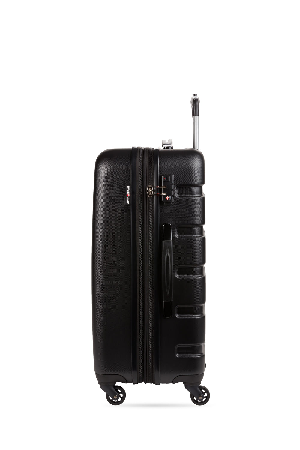 SWISSGEAR - Signature Medium Checked Spinner - Black - 04