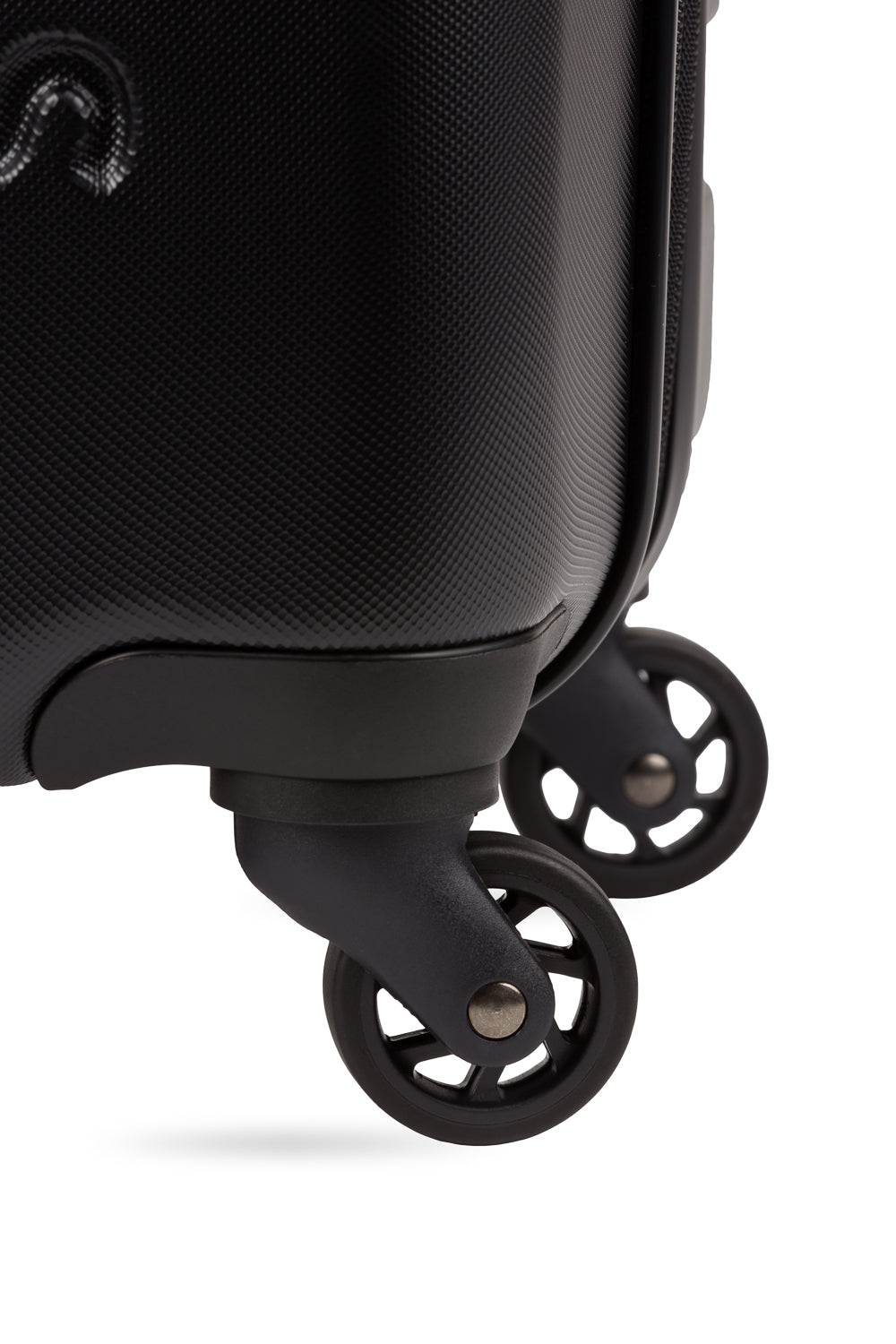 SWISSGEAR - Signature Medium Checked Spinner - Black - 09