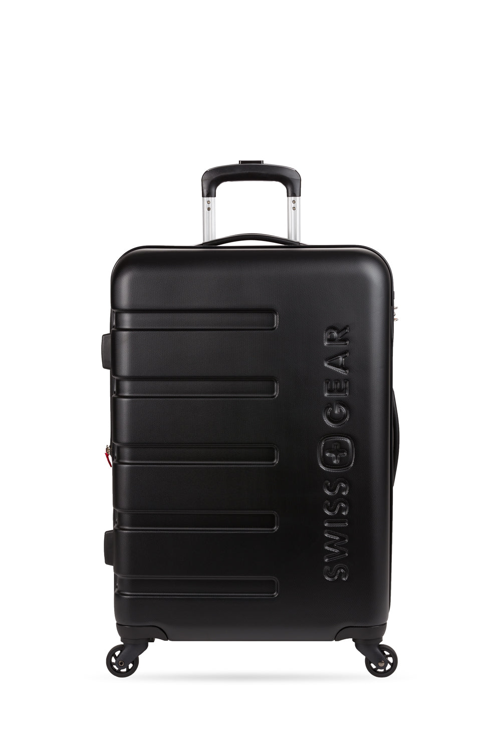 SWISSGEAR - Signature Medium Checked Spinner - Black - 03