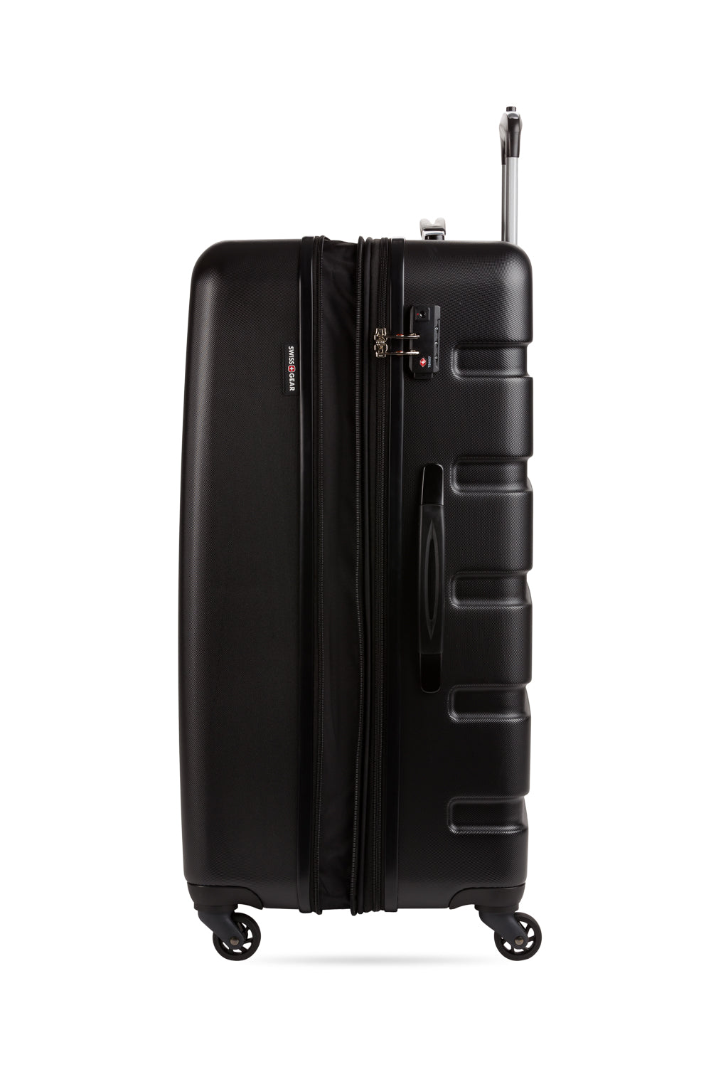 SWISSGEAR - Signature Large Checked Spinner - Black - 04