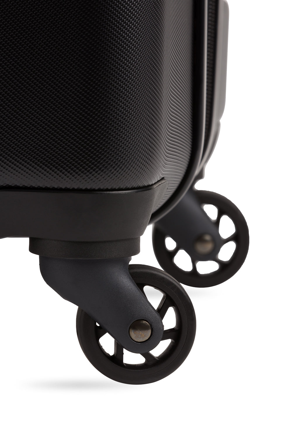 SWISSGEAR - Signature Large Checked Spinner - Black - 08