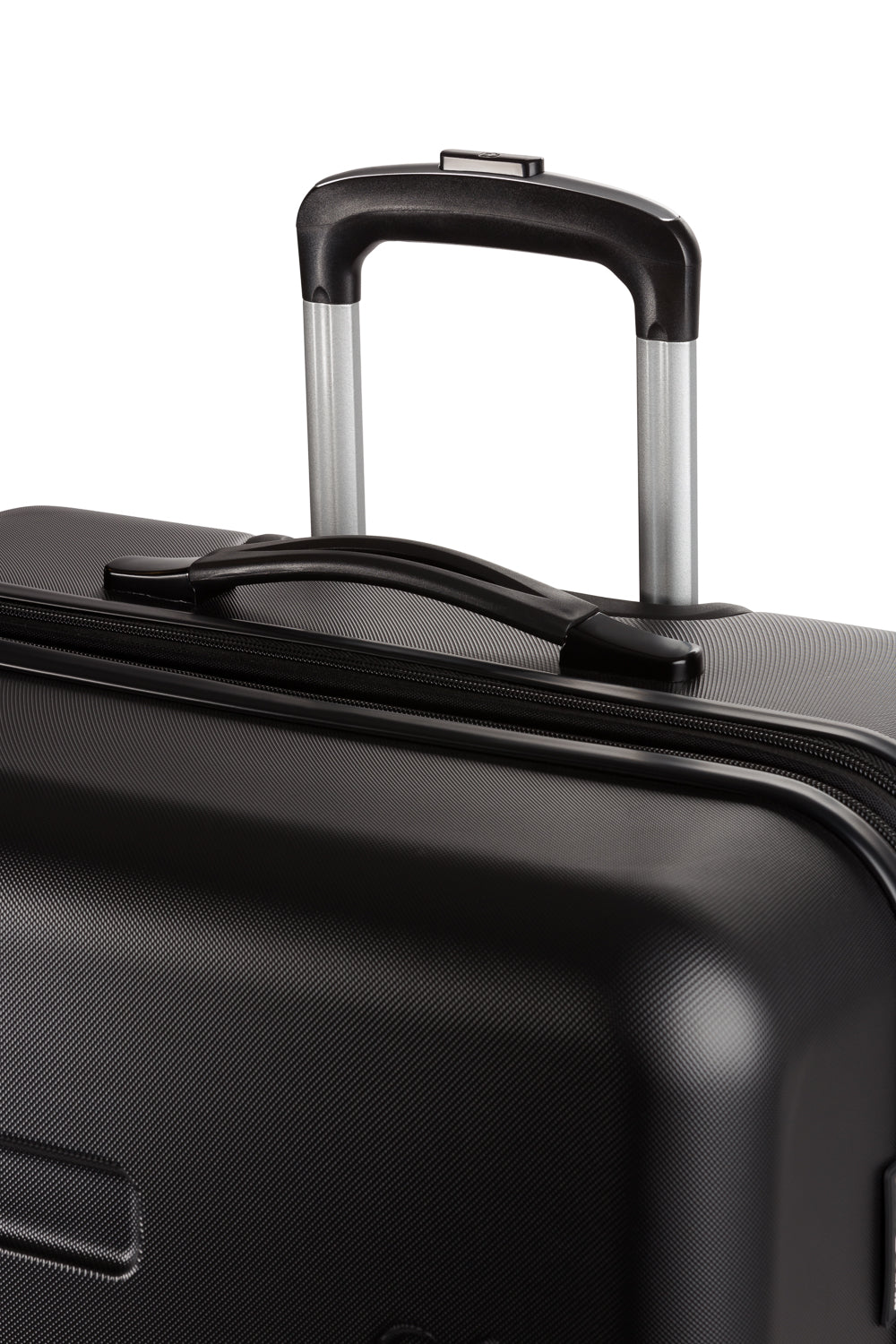 SWISSGEAR - Signature Large Checked Spinner - Black - 10