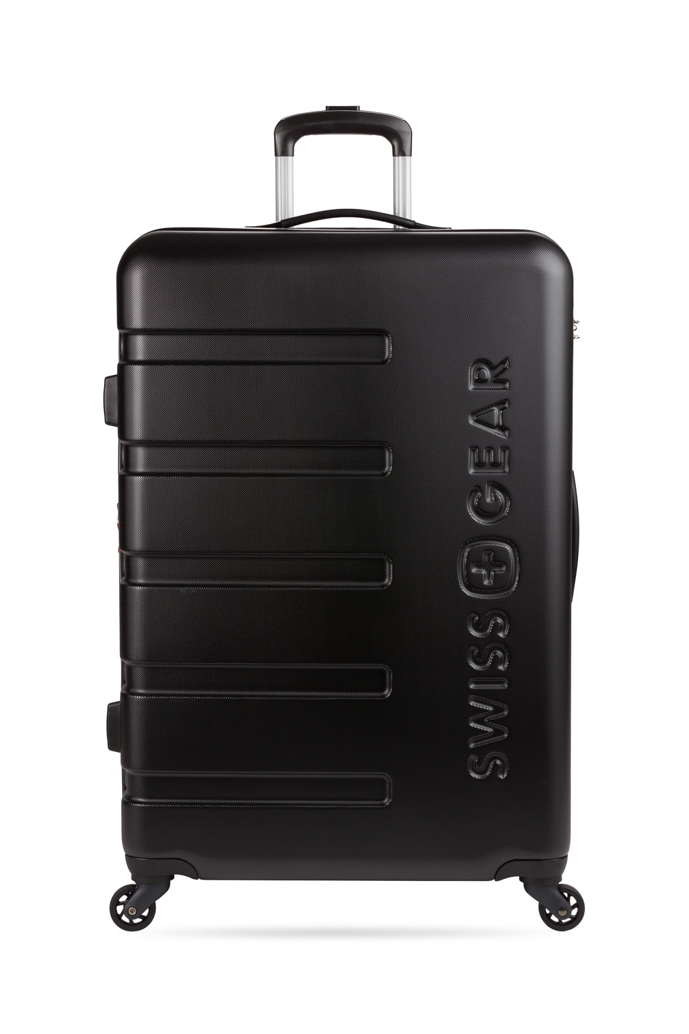 SWISSGEAR - Signature Large Checked Spinner - Black - 09