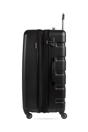 SWISSGEAR - Signature Large Checked Spinner and Weekender Tote 2-Piece Set - Black - 07 #color_black