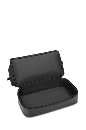 SWISSGEAR - Signature Large Checked Spinner and Weekender Tote 2-Piece Set - Black - 13 #color_black