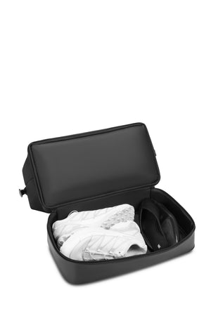 SWISSGEAR - Signature Large Checked Spinner and Weekender Tote 2-Piece Set - Black - 14 #color_black