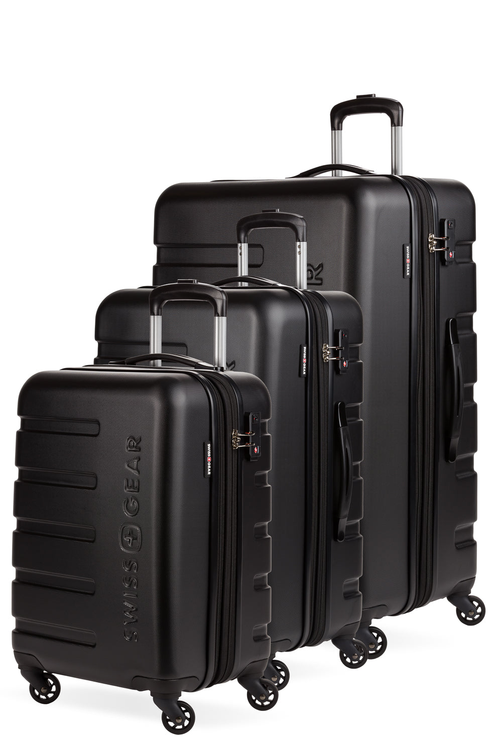 SWISSGEAR - Signature 3-Piece Spinner Set - Black - 01