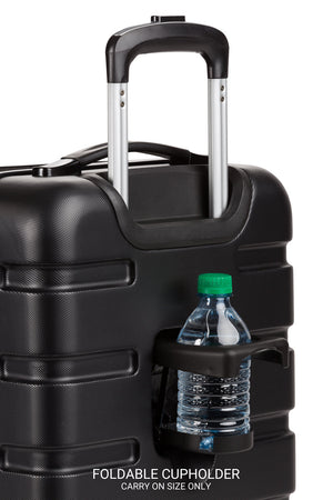 SWISSGEAR 7366 Expandable 3pc Hardside Luggage Set - Foldable cup holder