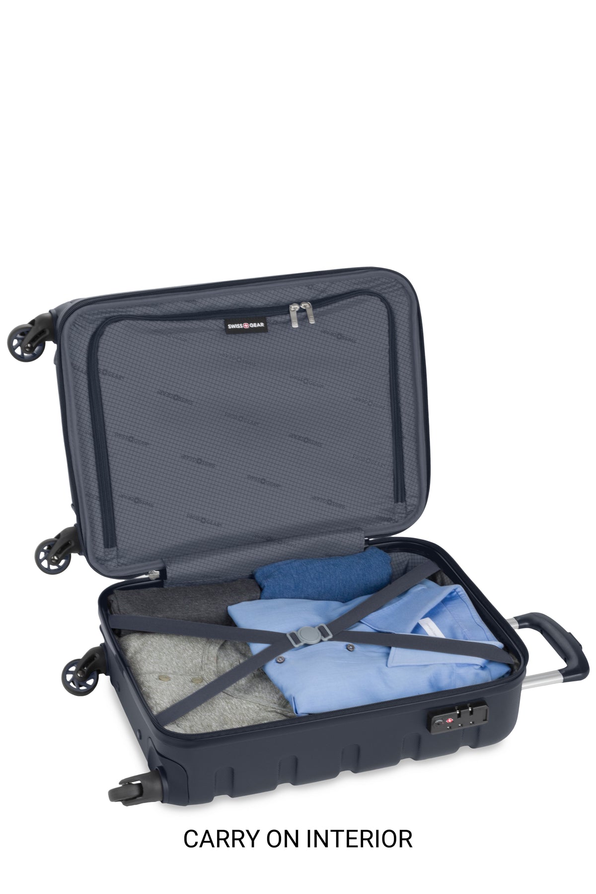 SWISSGEAR - Signature 2-Piece Spinner Set - Navy - 04