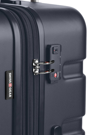 SWISSGEAR - Signature Large Checked Spinner and Weekender Tote 2-Piece Set