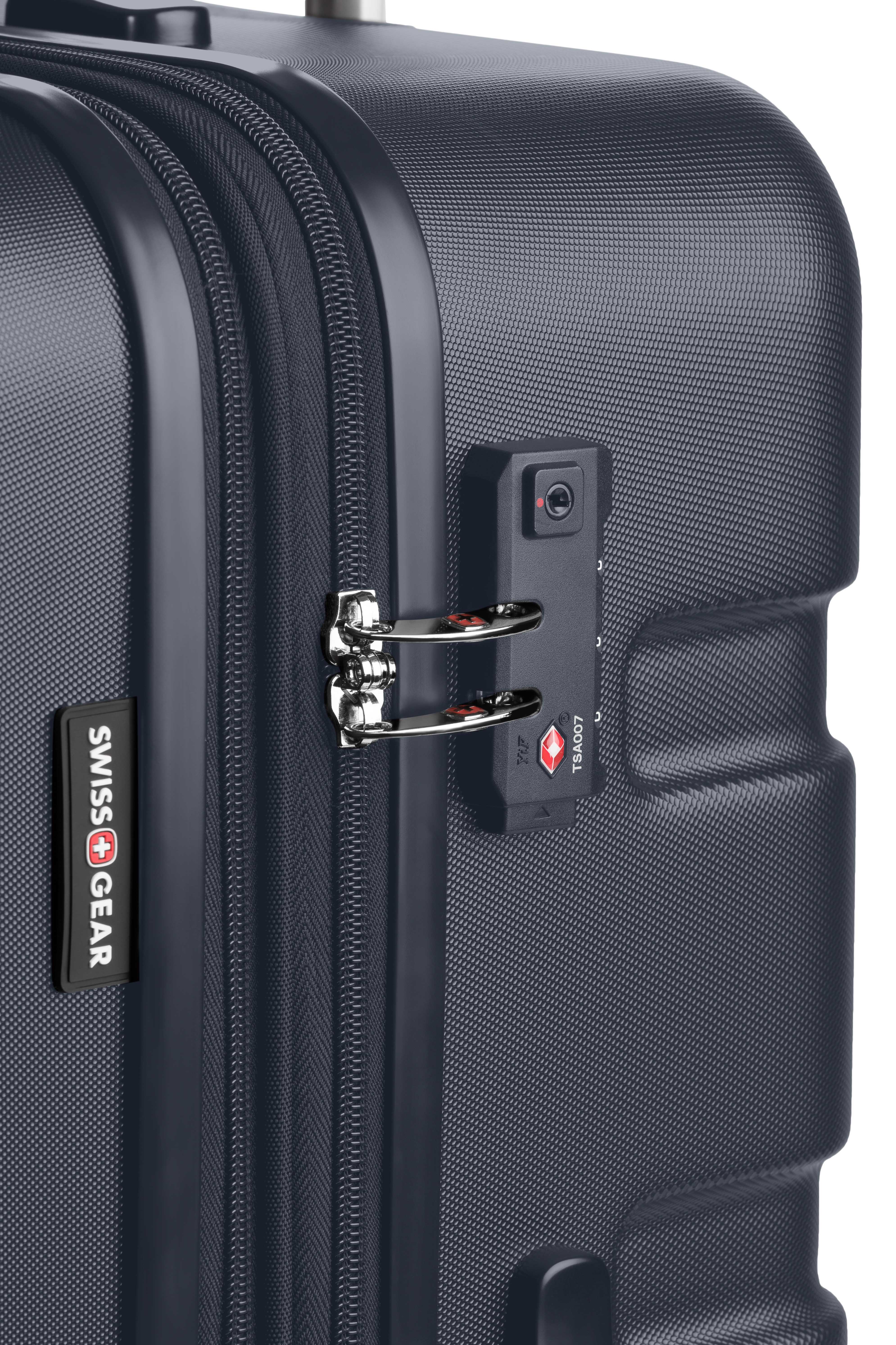 SWISSGEAR - Signature Large Checked Spinner and Weekender Tote 2-Piece Set