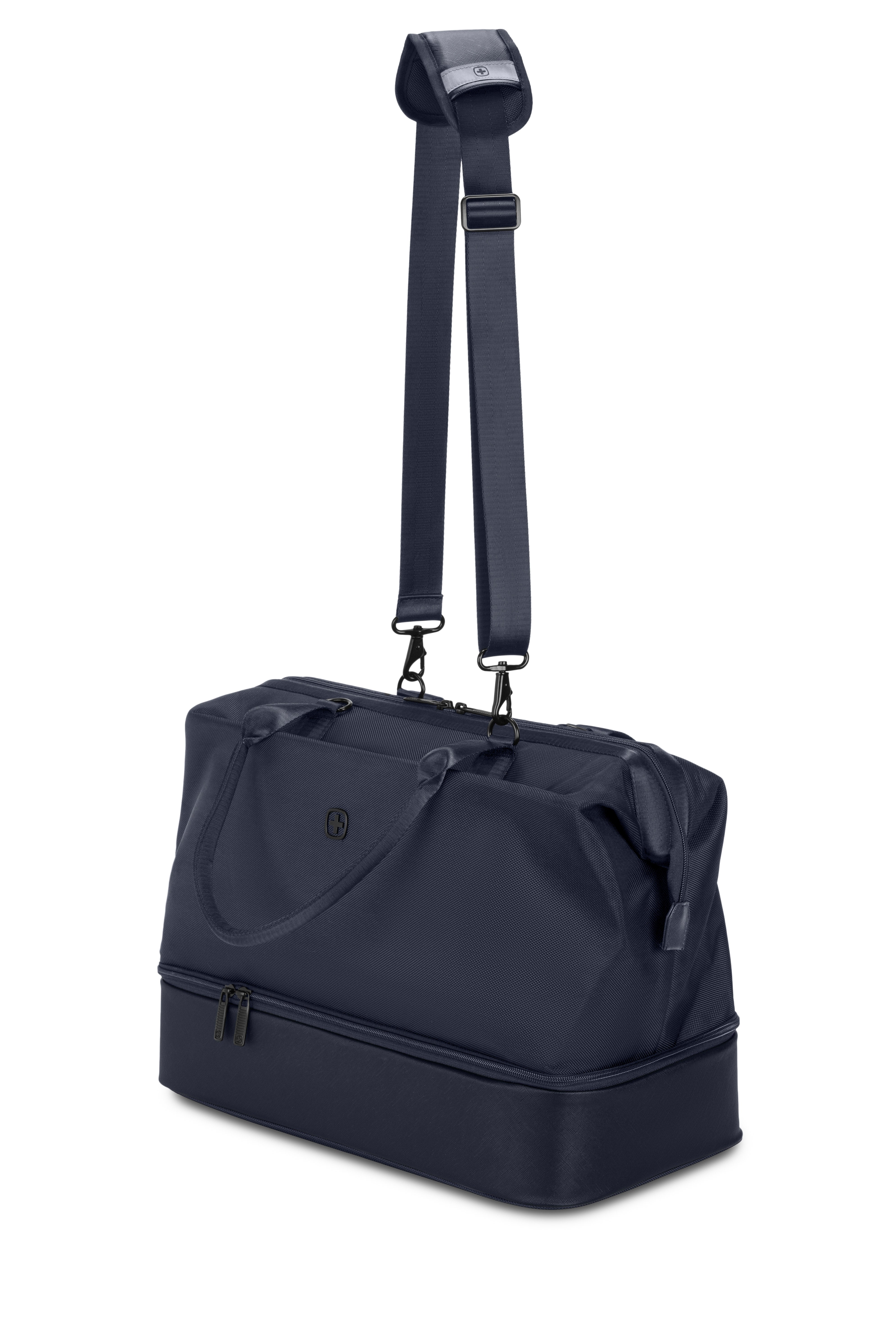 SWISSGEAR - Signature Large Checked Spinner and Weekender Tote 2-Piece Set