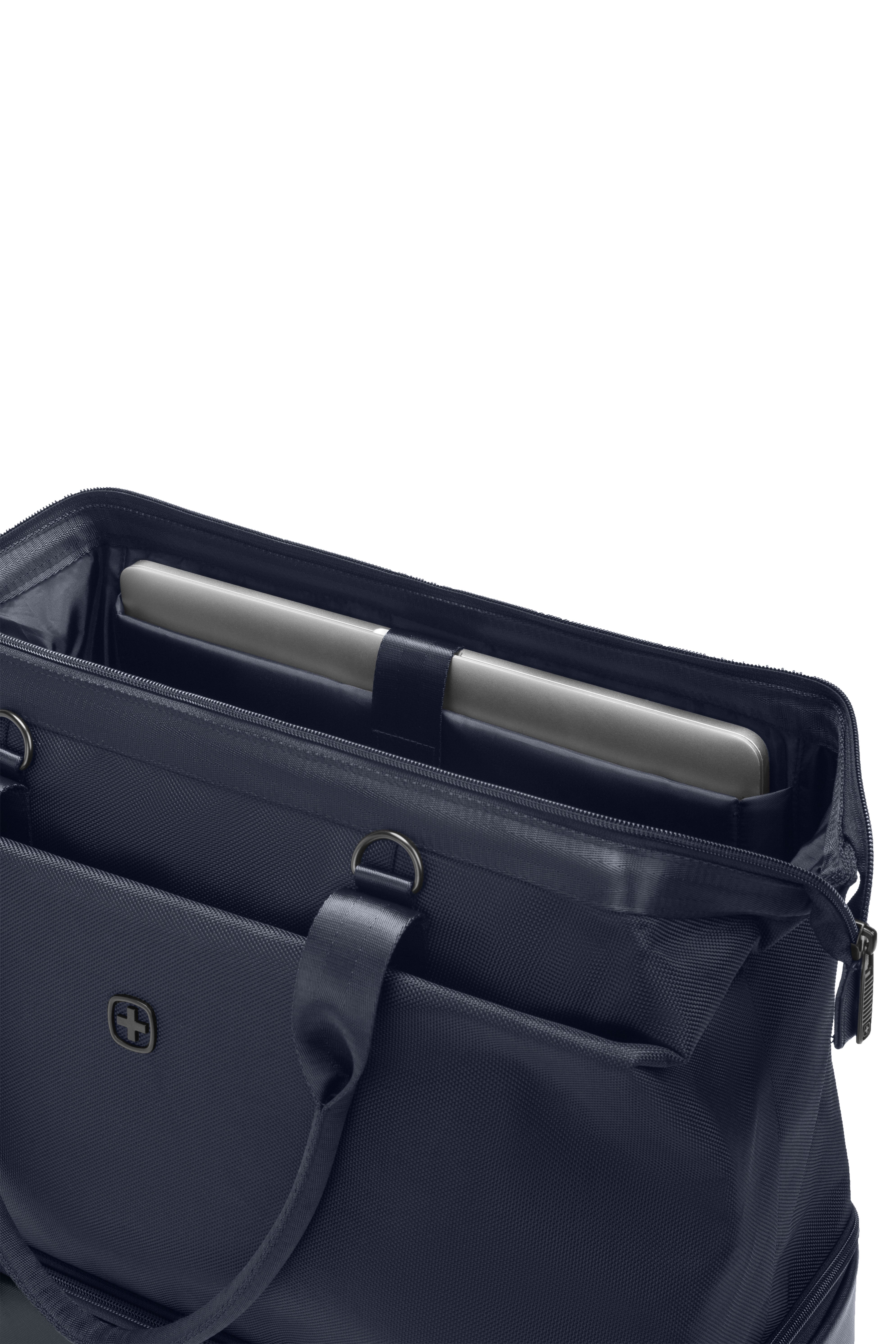 SWISSGEAR - Signature Large Checked Spinner and Weekender Tote 2-Piece Set