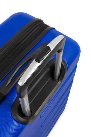 Swissgear 7366 Expandable 3pc Hardside Luggage Set - push-button aluminum locking telescopic handle