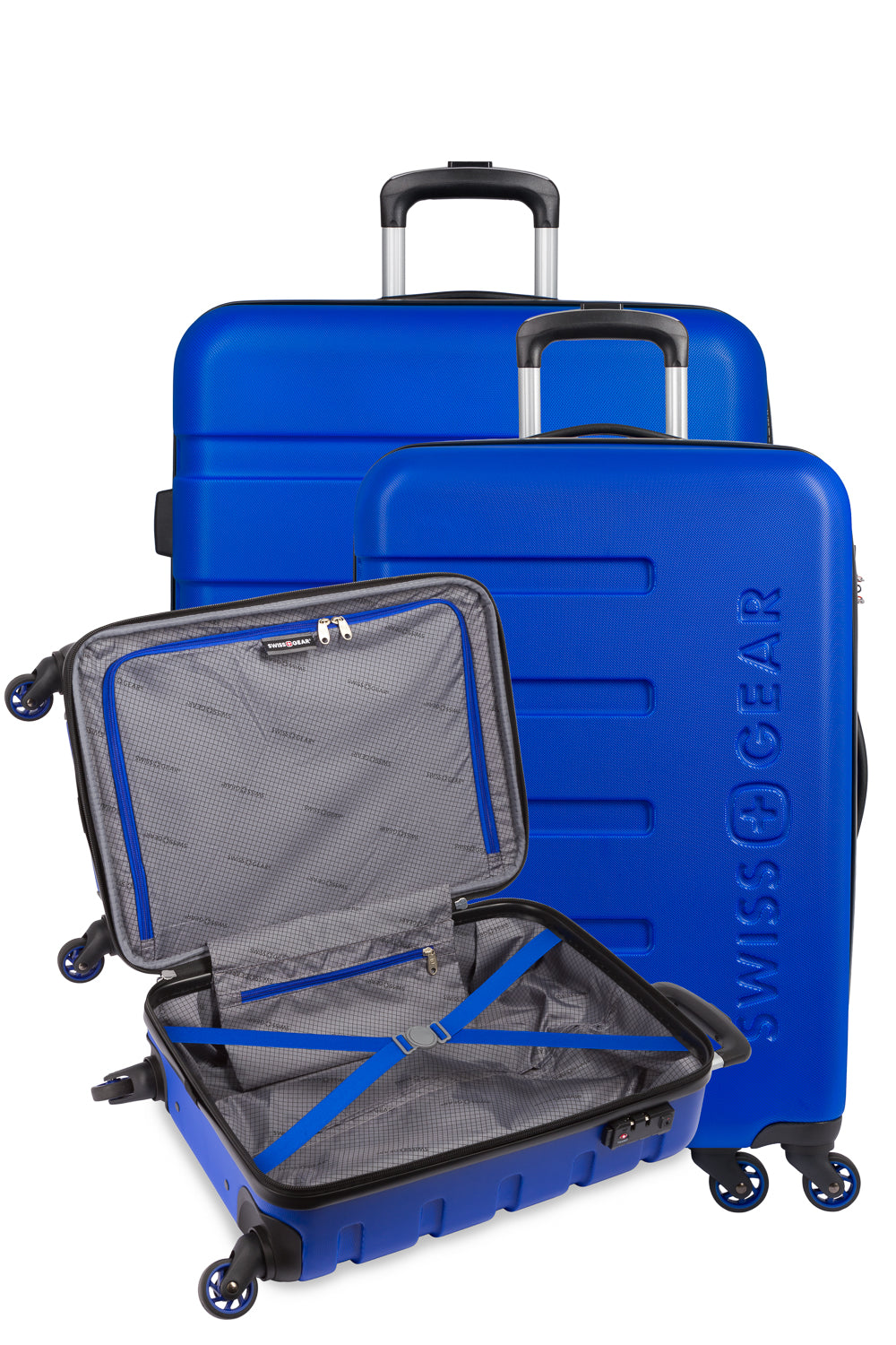 SWISSGEAR - Signature 3-Piece Spinner Set - Cobalt Blue - 14