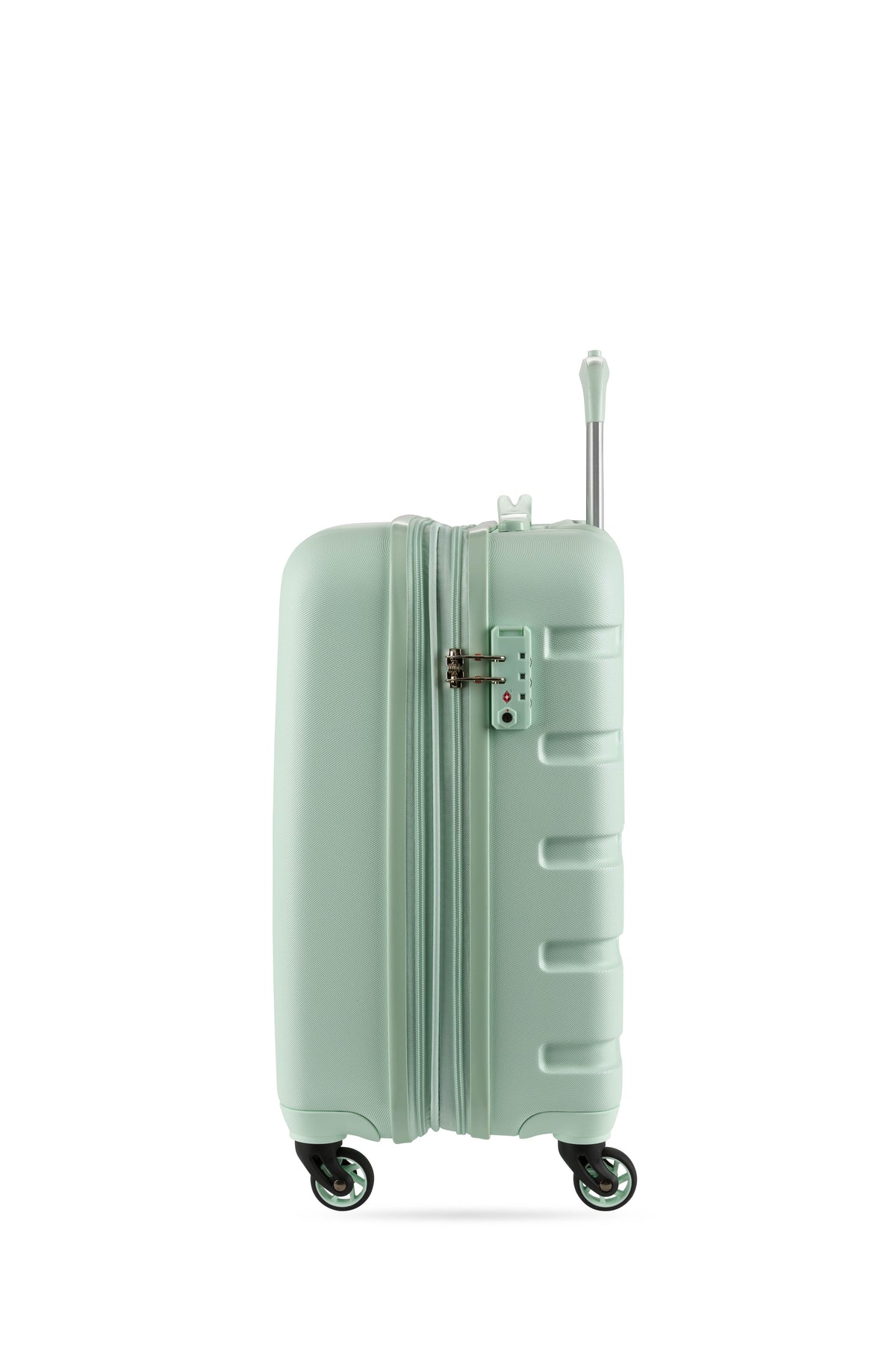 SWISSGEAR - Signature Carry-On Spinner - Clearly Aqua - 05